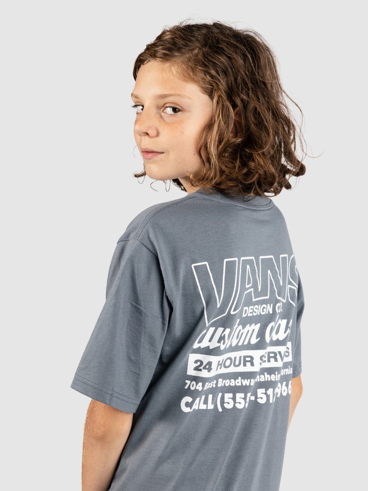 Футболка Vans Shop Front Kids T-Shirt, stormy weather — фото 4