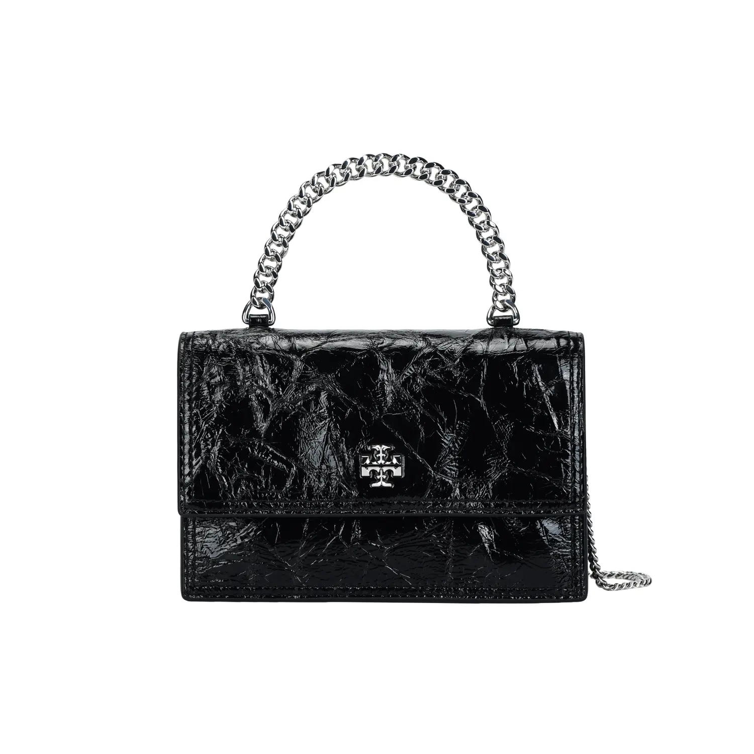 

TORY BURCH Кожаный женский мини кошелек на одно плечо черный