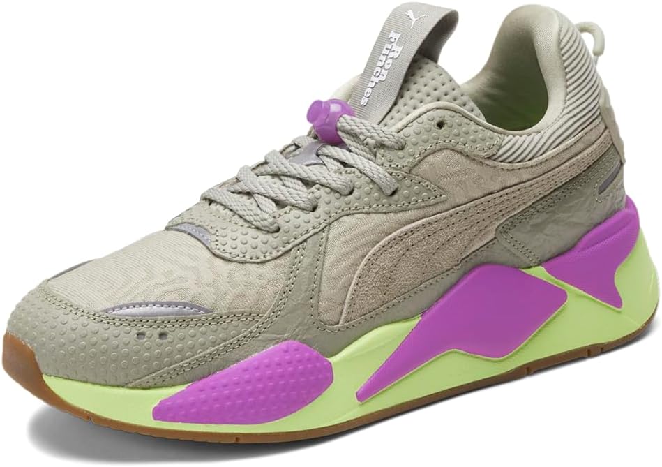 Мужские кроссовки PUMA Ron Funches X Rs-X на шнуровке, повседневные - бежевые — фото 2