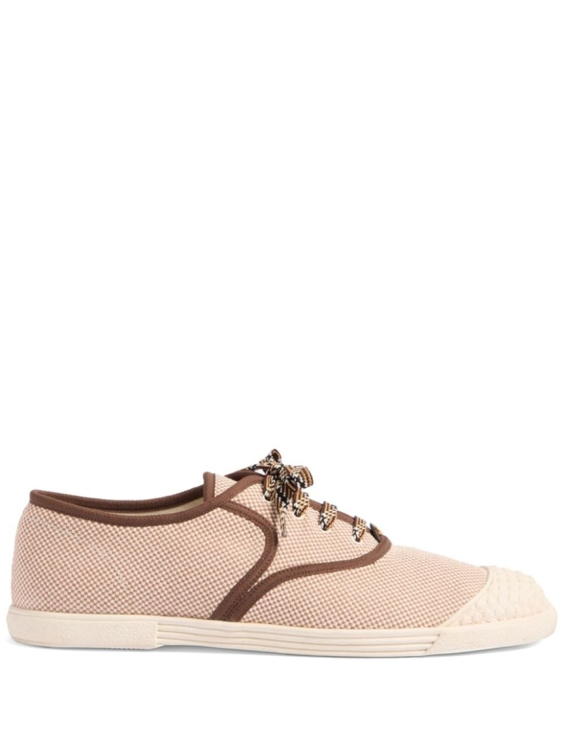 

Кеды из канваса Valentino Garavani, коричневый