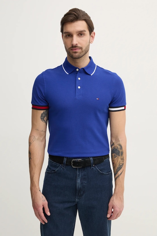 

Поло Tommy Hilfiger, синий
