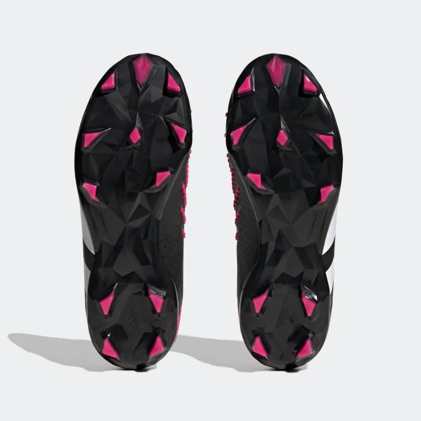 Adidas детские универсальные бутсы Accuracy.3 Predator без шнурков для твердого грунта, черно-белый — фото 3