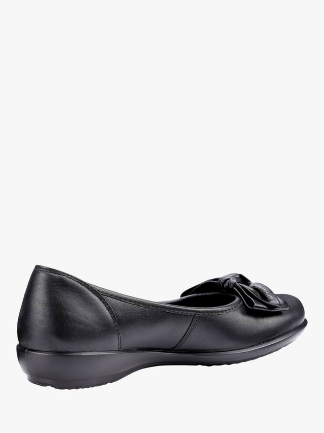 Балетки Jewel Extra Wide Fit из кожи Hotter, Black — фото 4