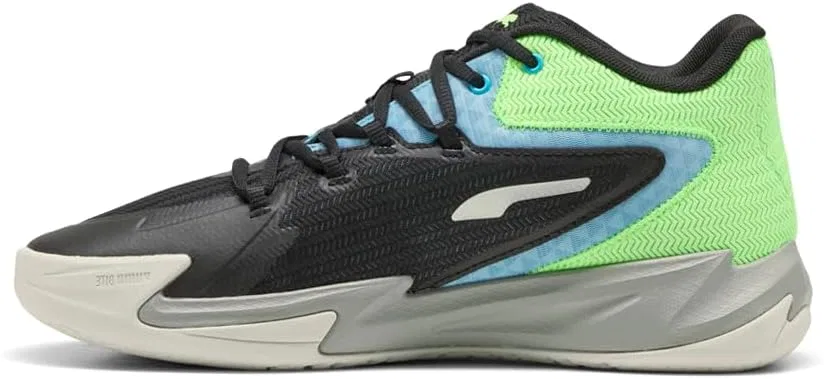 Мужские баскетбольные кроссовки PUMA Dagger, Black Light Aqua Green Glare Ah25 — фото 3