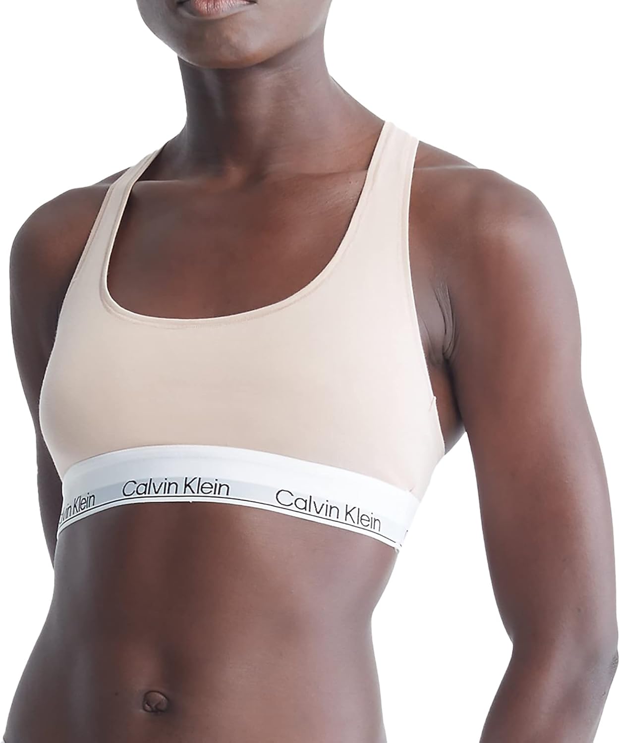 

Calvin Klein, женский современный бюстгальтер-бралетт из натурального хлопка без подкладки с беспроводной связью, Cedar