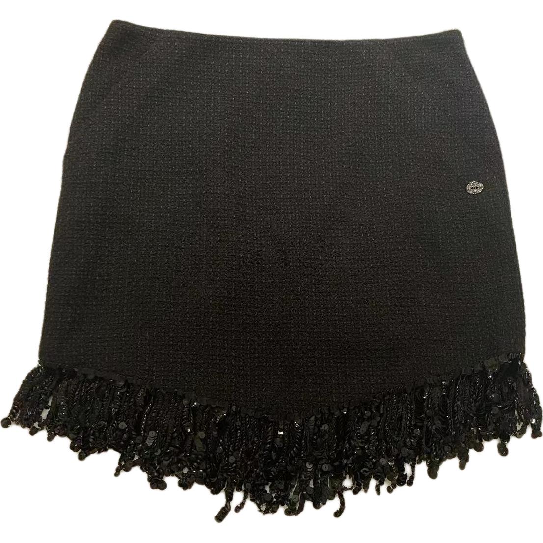 

22c повседневные короткие юбки women's CHANEL, черный