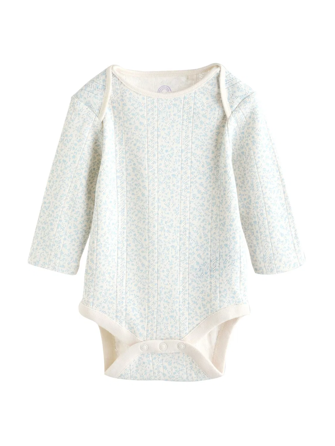 Комбинезон/Боди Next, Beige/Pastel Purple/Pastel Pink — фото 2