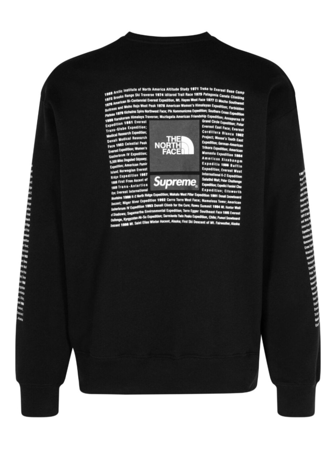 Толстовка Black из коллаборации с The North Face Supreme, черный — фото 3