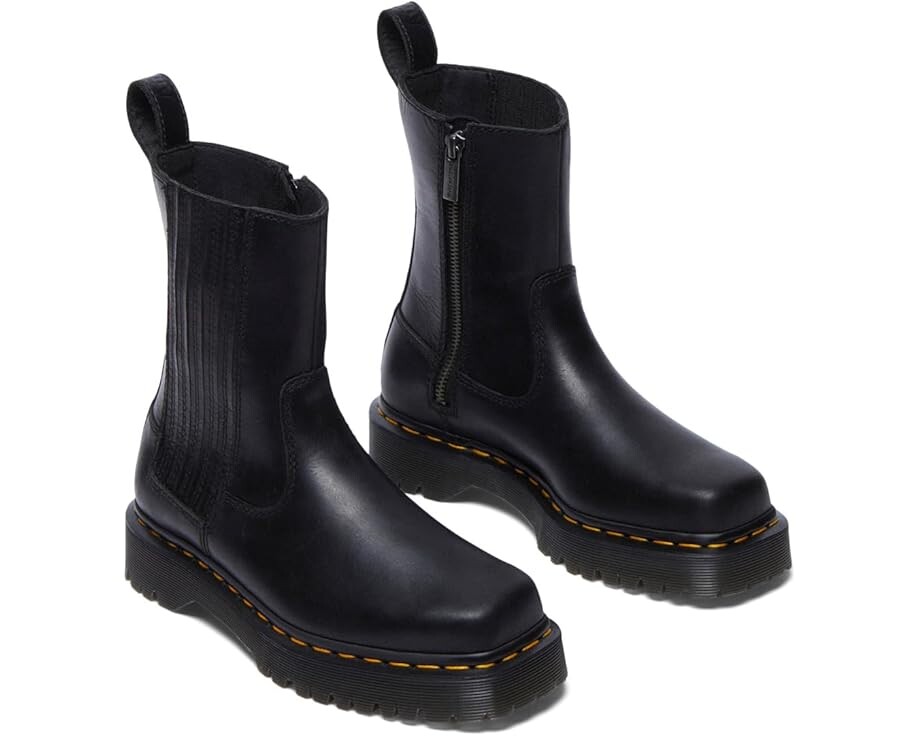 

Ботинки Dr. Martens Amaayah Lo Leather Bex Pull-On Boots, черный