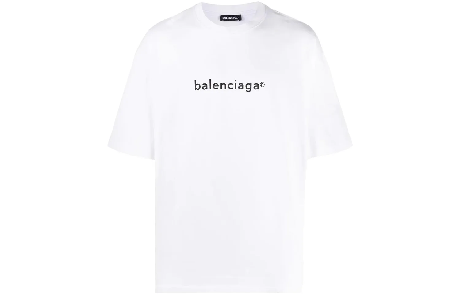 Футболка мужская New Copyright среднего кроя Balenciaga, белый — фото 3
