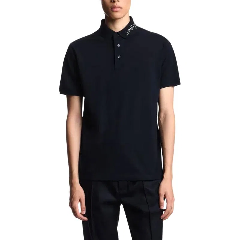 Поло мужское FW25 EMPORIO ARMANI, Marine Blue — фото 3