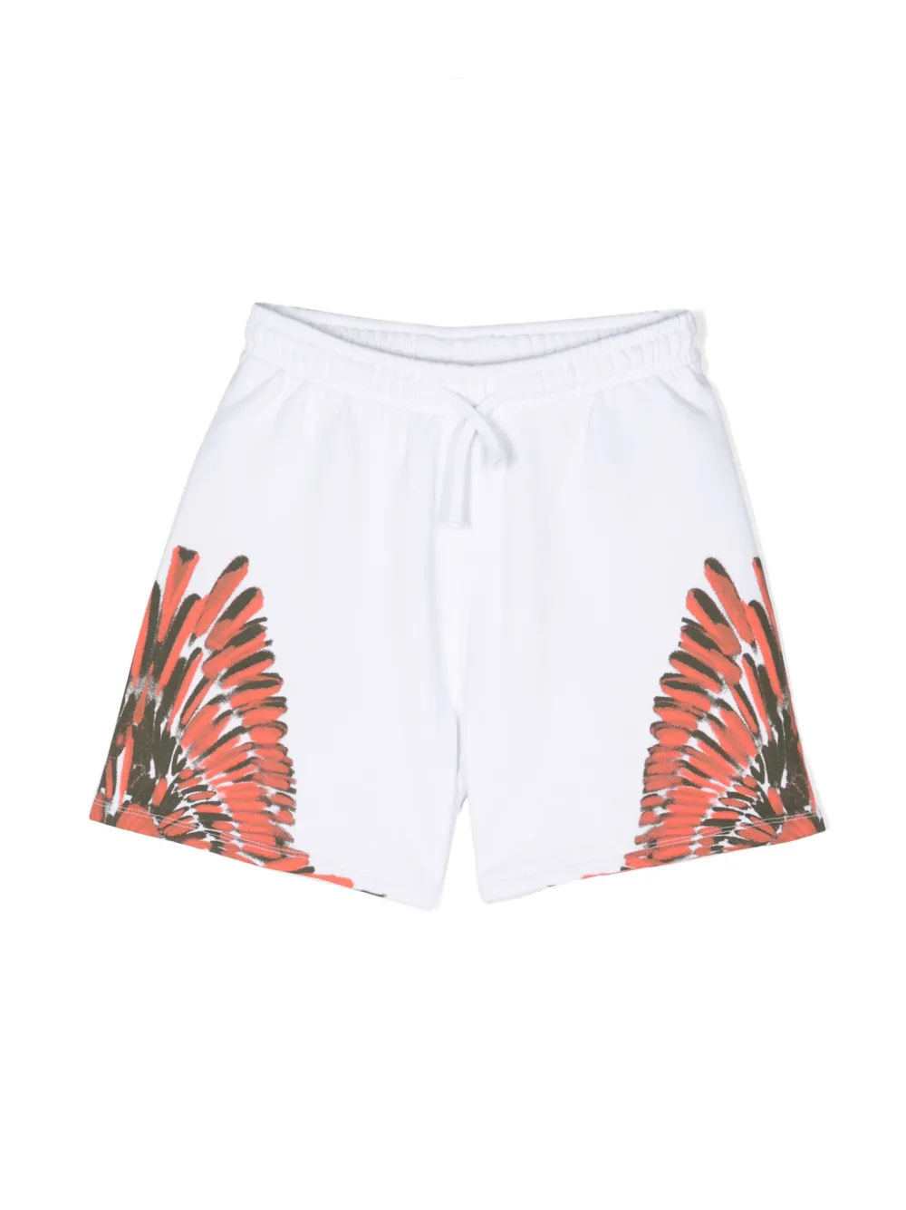 

Спортивные шорты с принтом Wings Marcelo Burlon County Of Milan Kids, белый