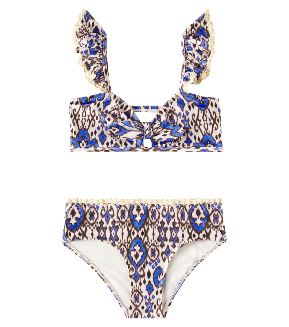 

Бикини с принтом Wylie Zimmermann Kids, Cornflower Ikat