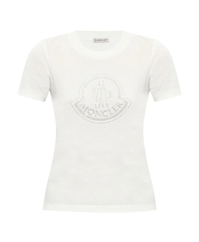 

Футболка и поло с логотипом Moncler, белый