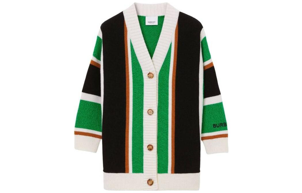 

Свитер детский Burberry, зеленый / белый