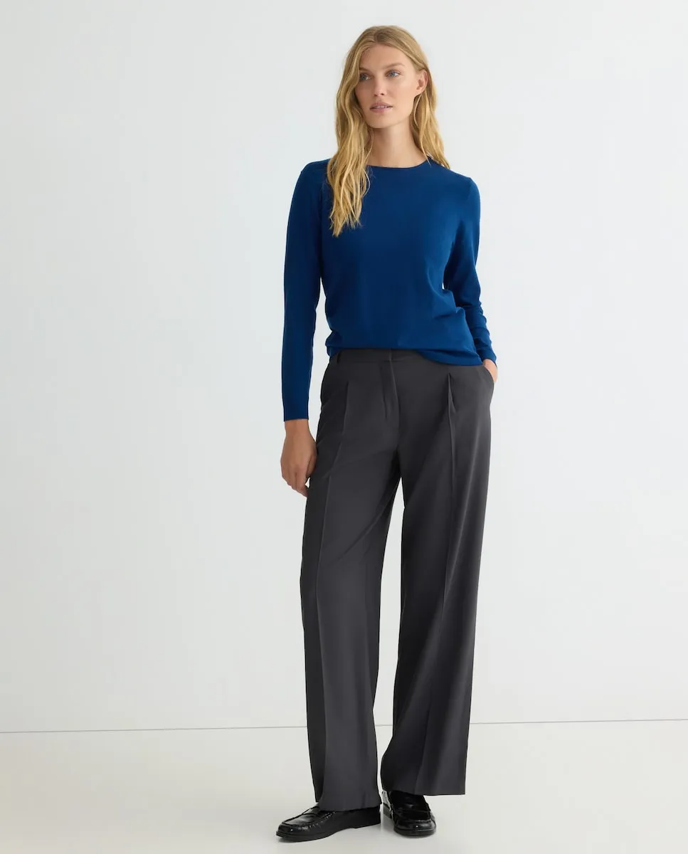 

Женский свитер с длинным рукавом однотонный Zermatt, индиго