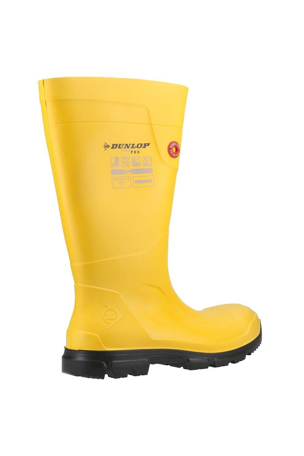 Защитные резиновые сапоги Purofort FieldPRO Dunlop, желтый — фото 2