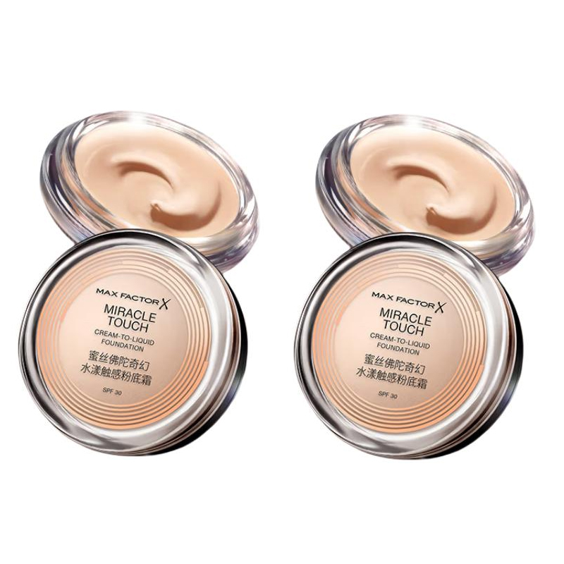 

Крем-тональная основа Water Ripple Touch Foundation Poreless Correcting Skin Tone Setting 11.5g/11.5g*2/11.5g*3 Max Factor