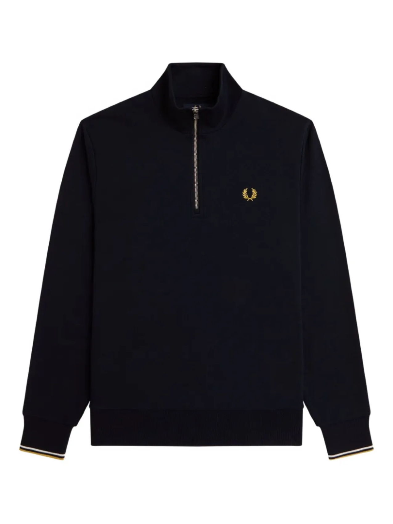 

Толстовка с застежкой-молнией на половину длины Fred Perry, синий