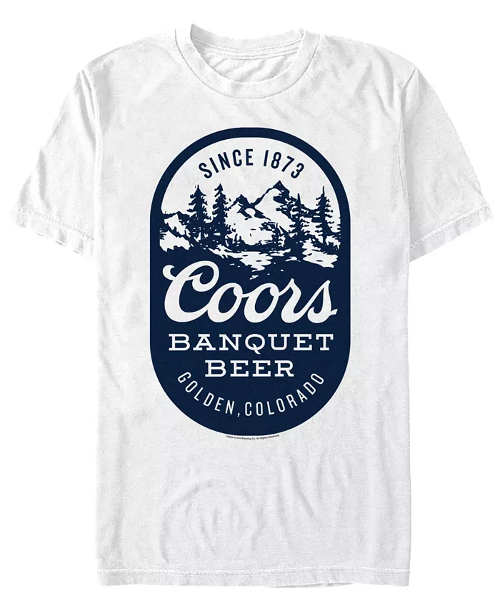 

Мужская футболка с коротким рукавом Coors Golden Coors Brewing Company, белый