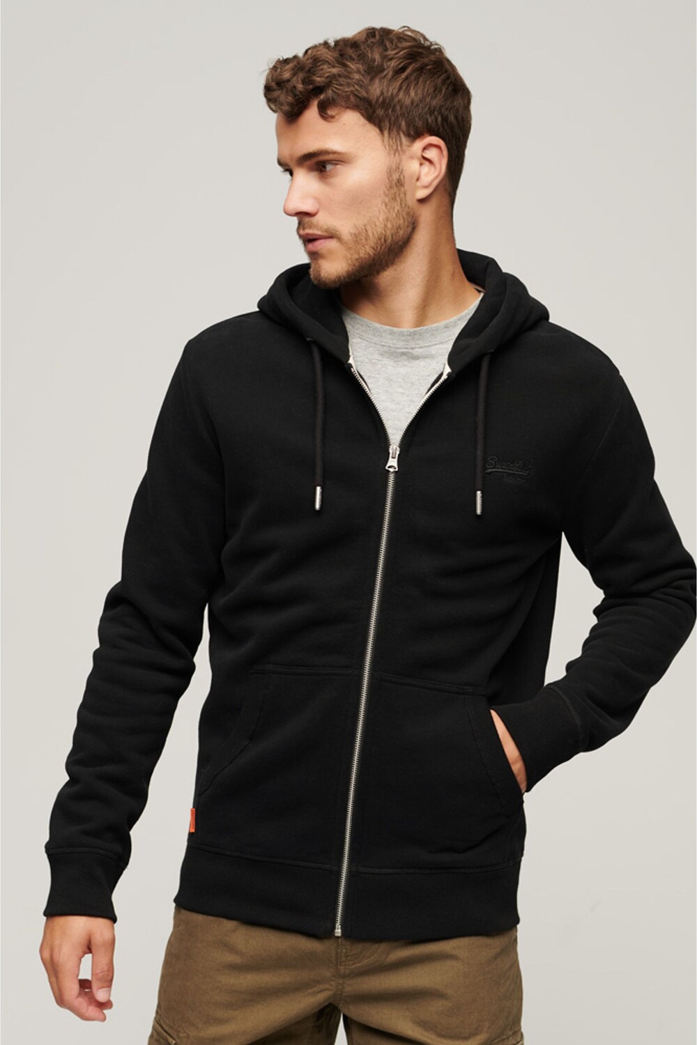 

Толстовка с логотипом Essential Superdry, синий