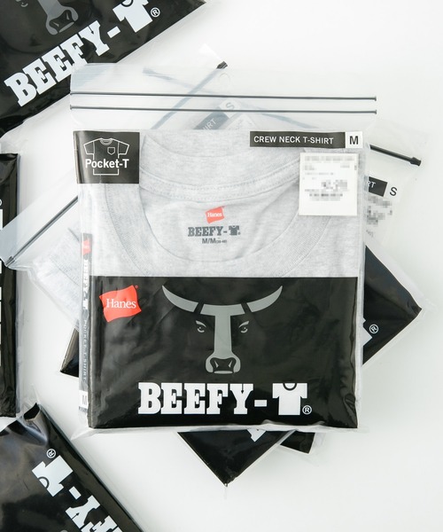 

Футболка унисекс, плотная ткань, с карманом HANES Beefy-T, серый