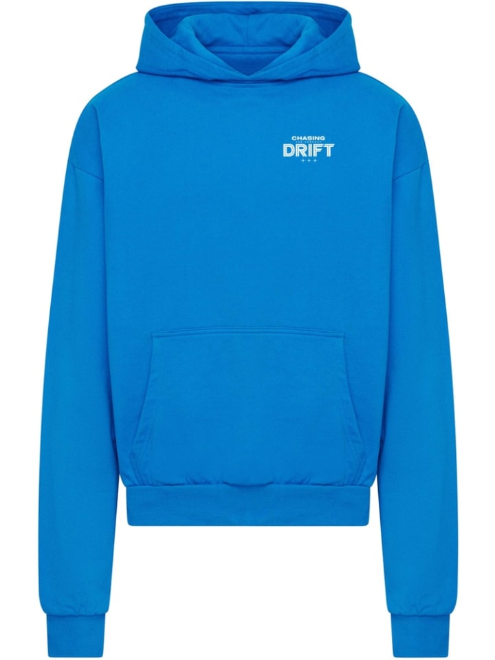 

Худи "The Perfect Drift Ultra Heavy Cotton Box Hoody" синего цвета Mister Tee