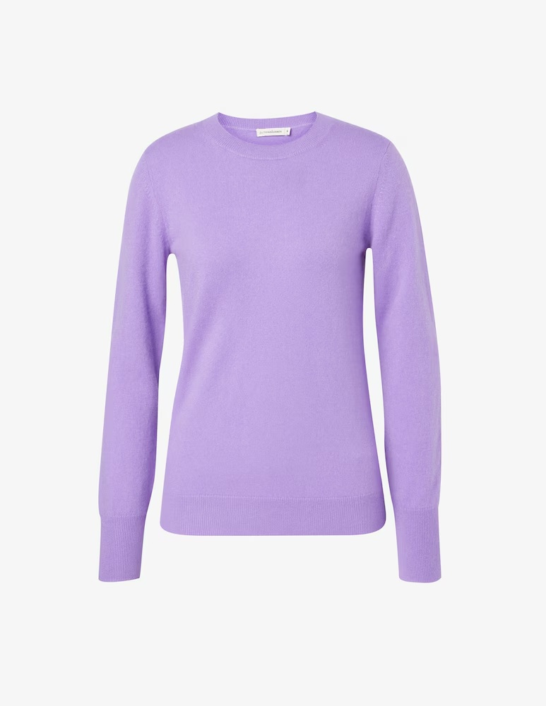 

Свитер с круглым вырезом и длинными рукавами Pure Cashmere, цвет Viola Scuro