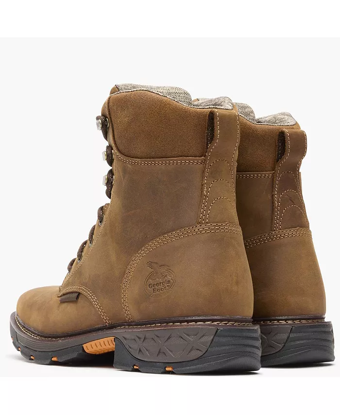 Мужские водонепроницаемые рабочие ботинки Carbo-Tec FLX со шнуровкой GEORGIA BOOT, коричневый — фото 4