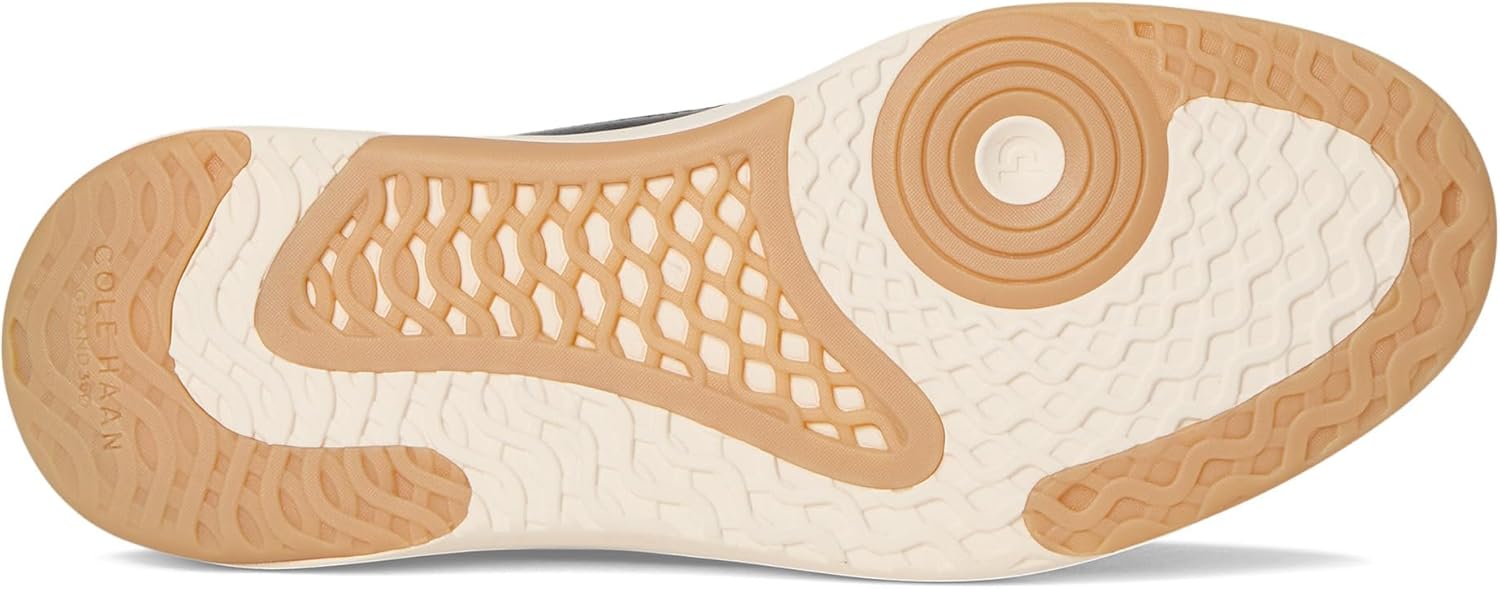 Мужские кроссовки Cole Haan GrandPro All Day Court из кожи, слоновая кость/черный — фото 3