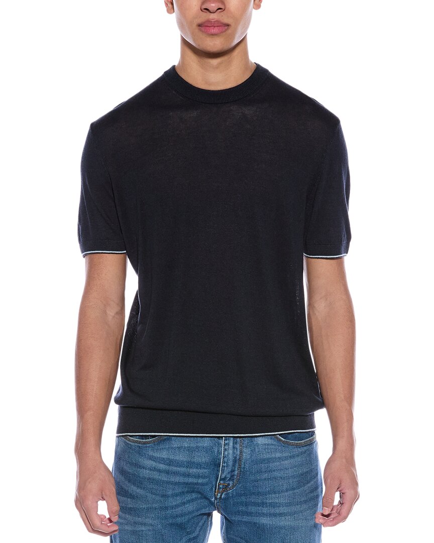 

Футболка BOSS Hugo Boss Tramonte из льняной смеси Boss by Hugo Boss, синий