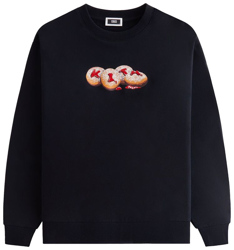 

Свитшот Kith Treats Jelly Doughnut Nelson Crewneck, черный