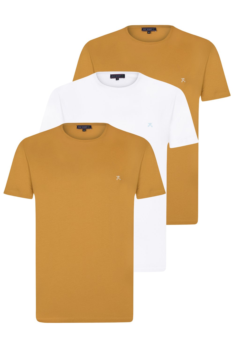 

Базовая футболка 3 PACK CREW NECK Felix Hardy, цвет light yellow