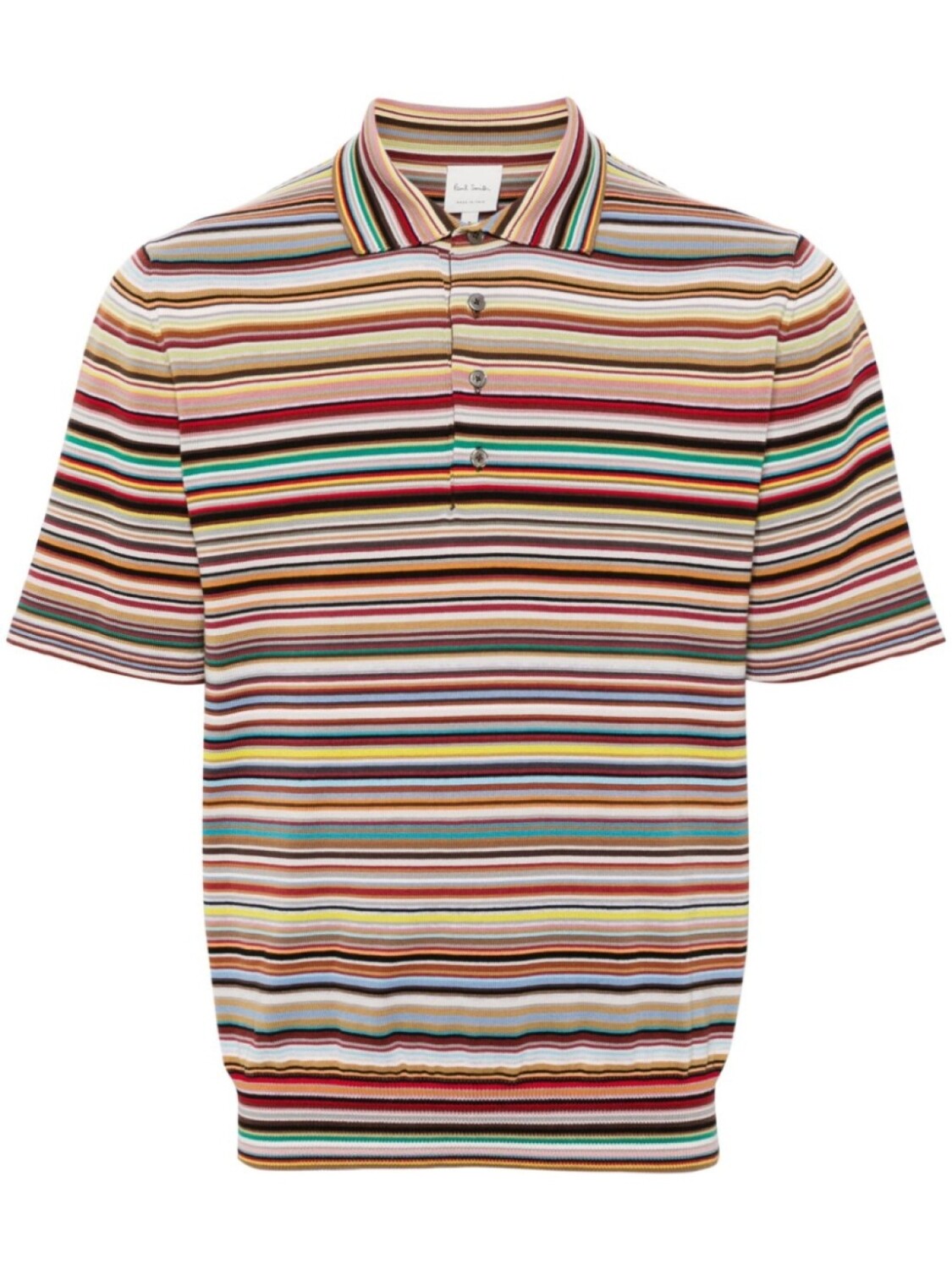 

Paul Smith рубашка поло в разноцветную полоску, зеленый