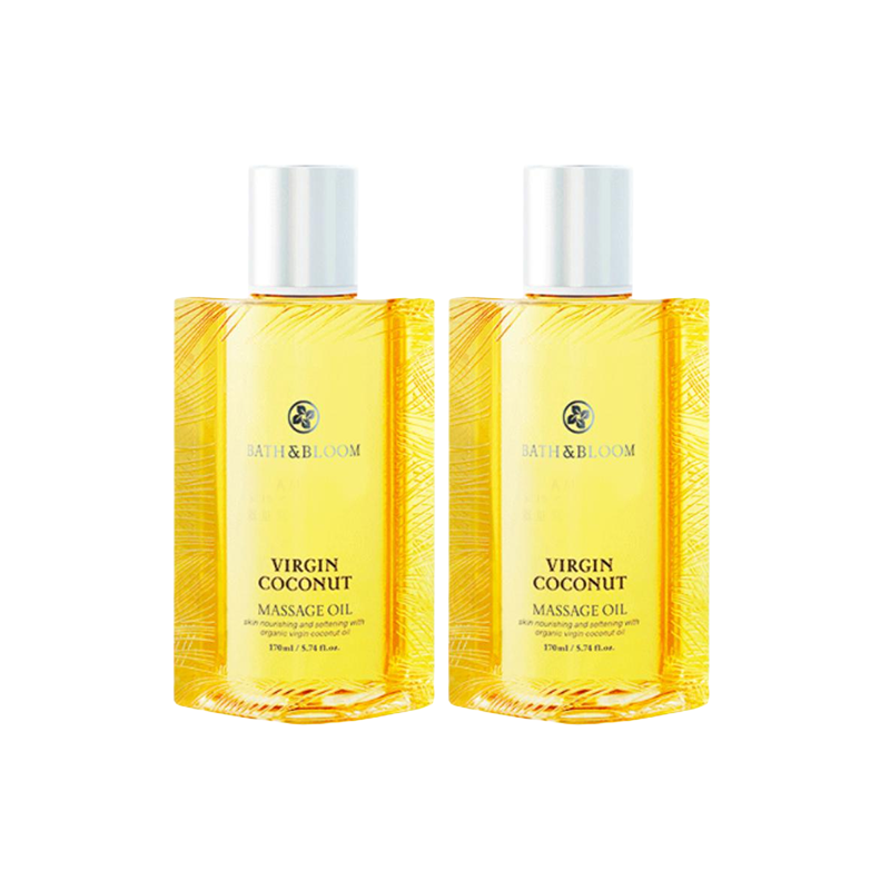 

Эфирное масло для массажа Lemongrass, снимающее усталость, 170 мл BATH&BLOOM, coconut hydrating massage essential oil 170ml*2