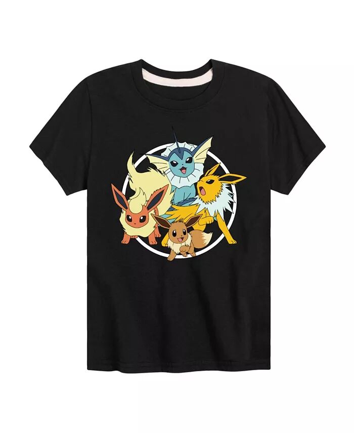 

Футболка с рисунком группы Big Boys Pokemon Hybrid, черный