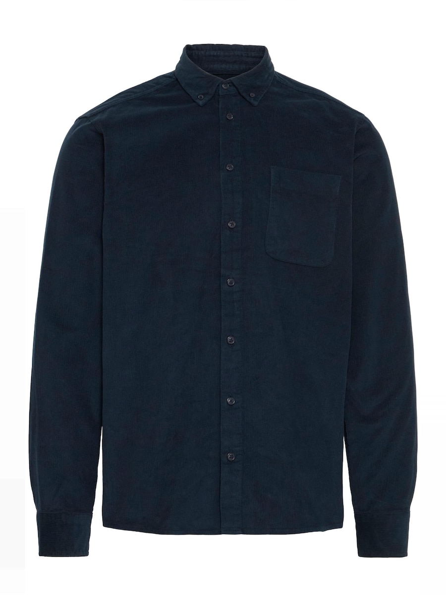 

Рубашка на пуговицах классического кроя BLEND BHDEMIR, темно-синий
