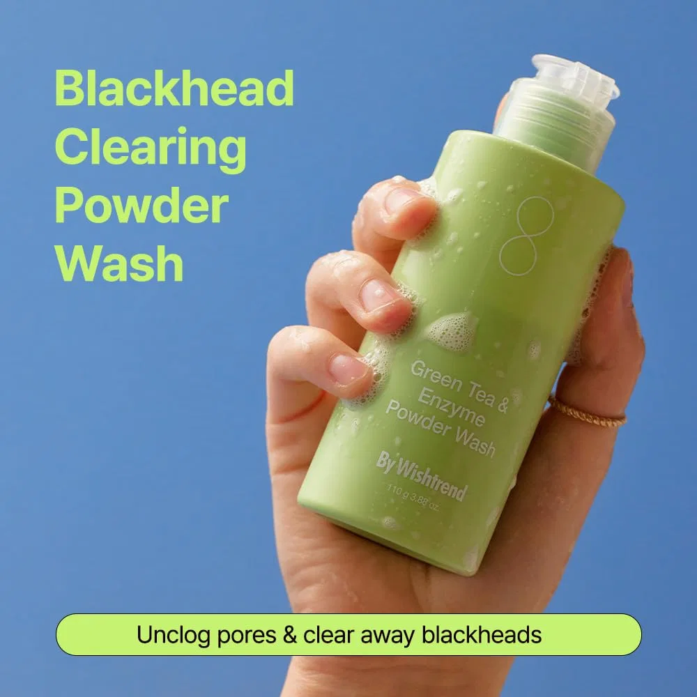Очищающая пудра для лица «Green Tea and Enzyme Powder Face Wash» от BY WISHTREND By Wishtrend — фото 2