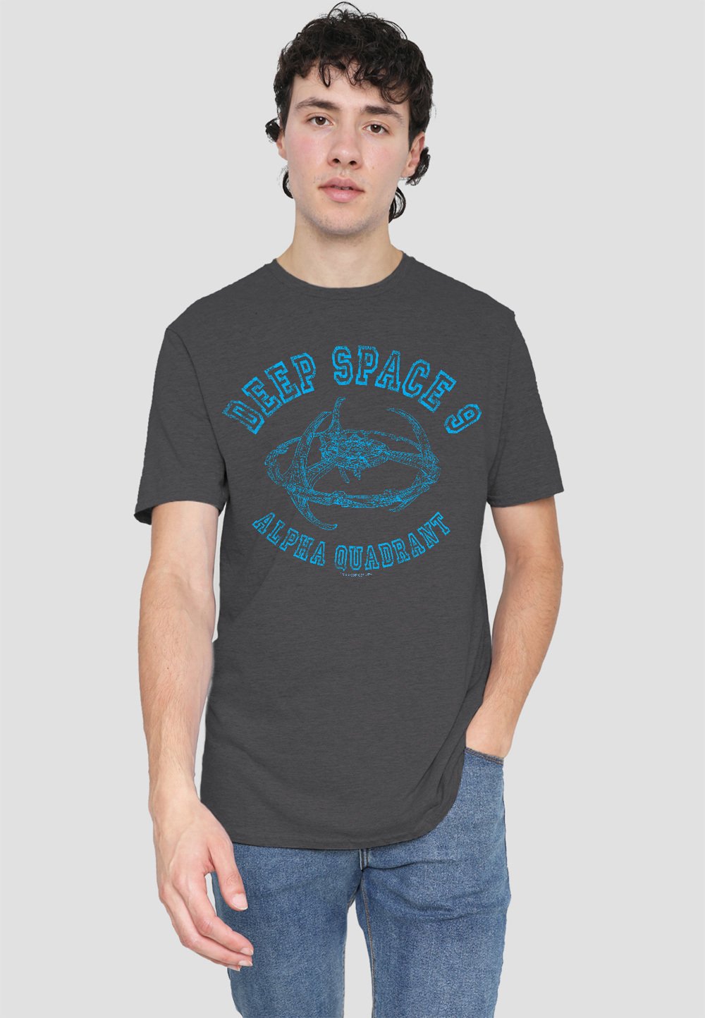 

Футболка с принтом STAR TREK DEEP SPACE 9 ATHLETIC Cotton Soul, антрацит