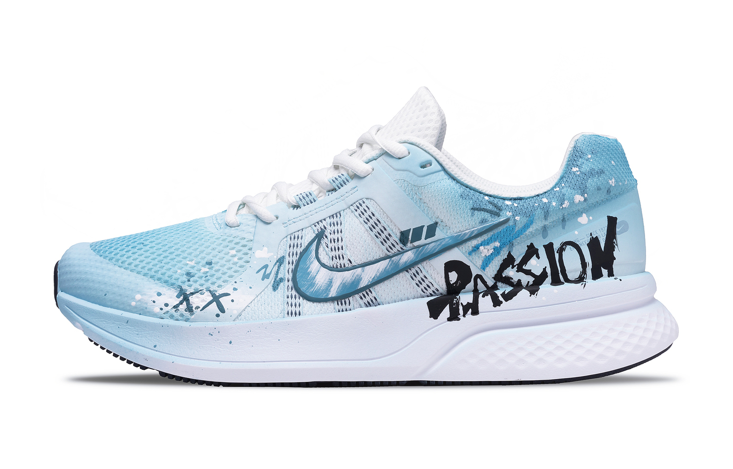

Nike Мужские кроссовки для бега Run All Day Abrasion Resistant Breathable Coverage Low top Sky Blue