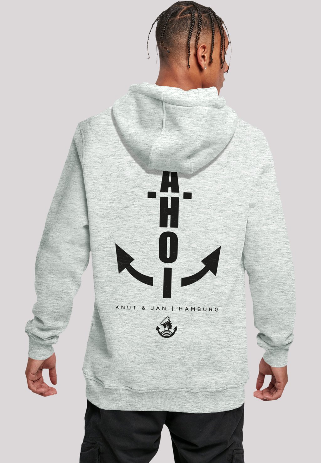 

Толстовка AHOI ANKER KNUT JAN HAMBURG F4NT4STIC, серый