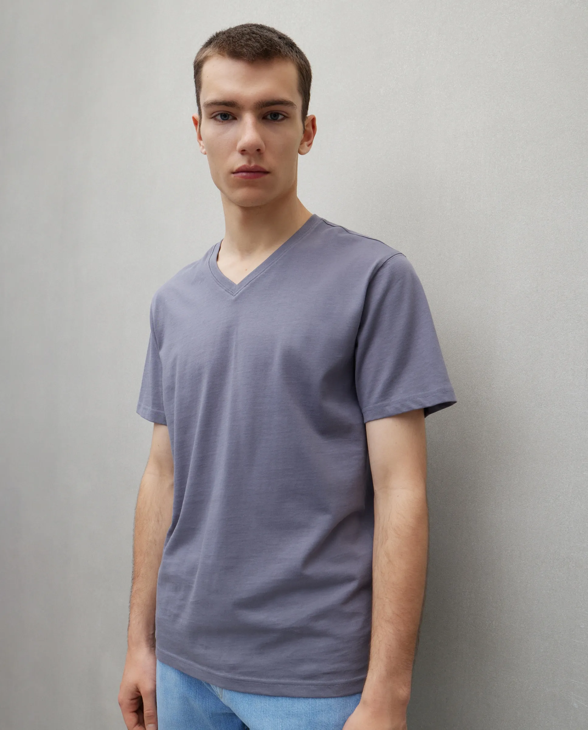 

Мужская однотонная футболка Easy Wear, темно-серый