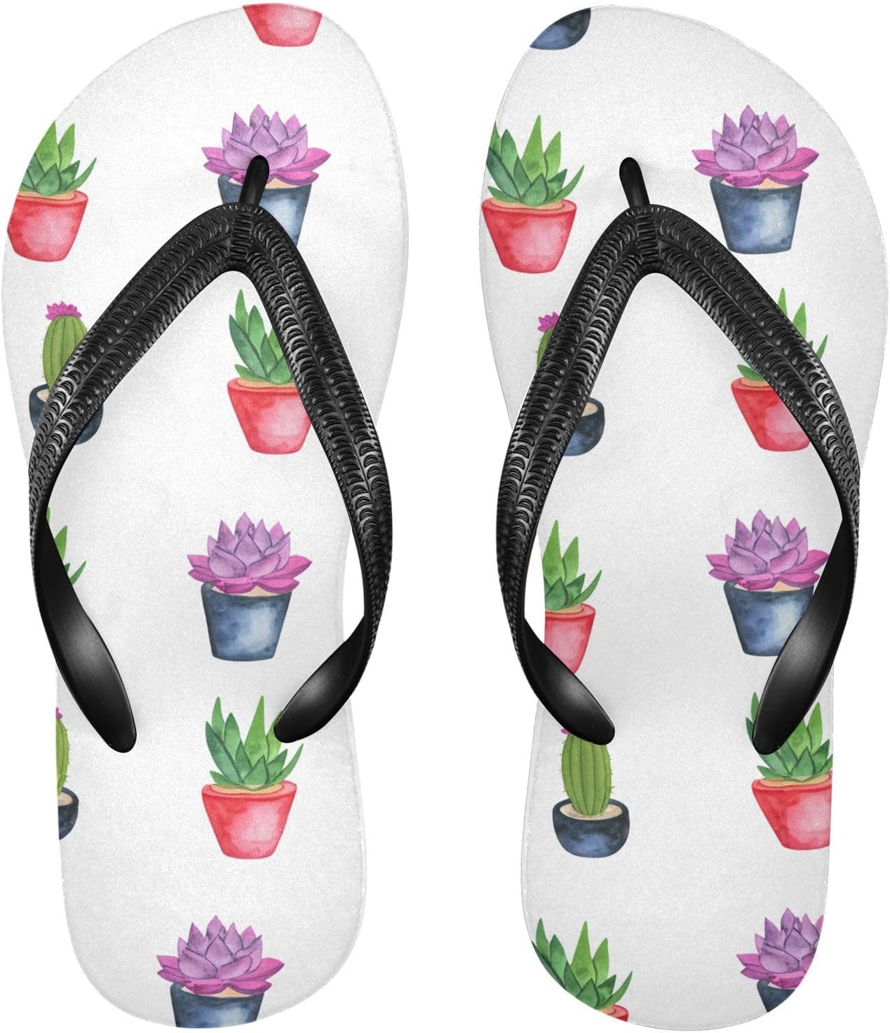 

Женские и мужские пляжные шлепанцы с кактусами, белые, для душа, резиновые, нескользящие, летние тапочки для ходьбы Sinestour