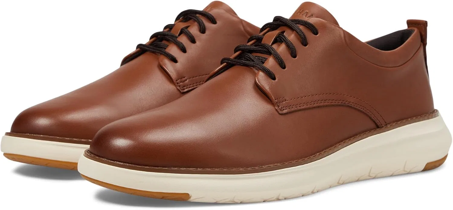 Мужские туфли Cole Haan Grand Remix Oxford, Tan — фото 2