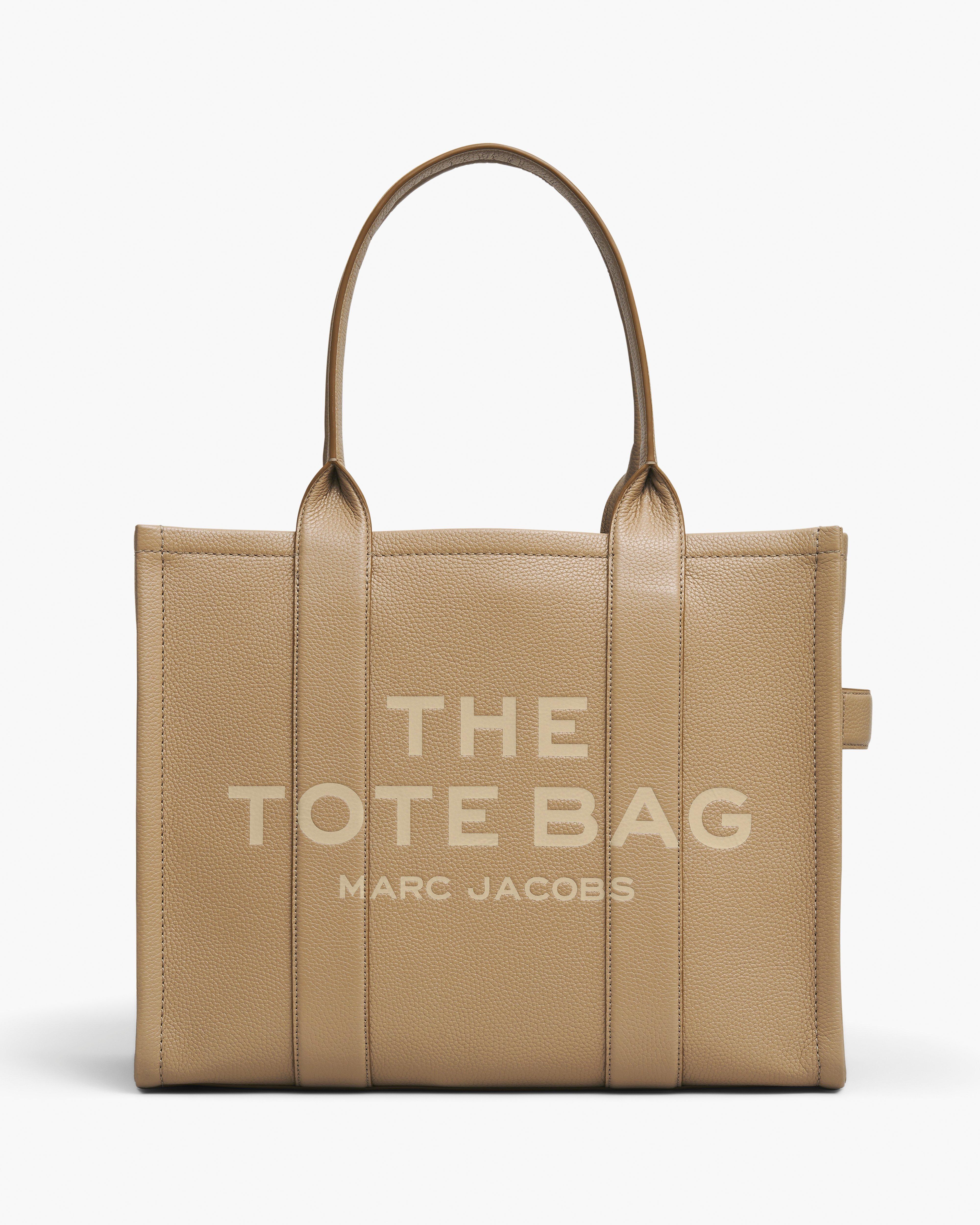 

Большая кожаная сумка-тоут Marc Jacobs, коричневый