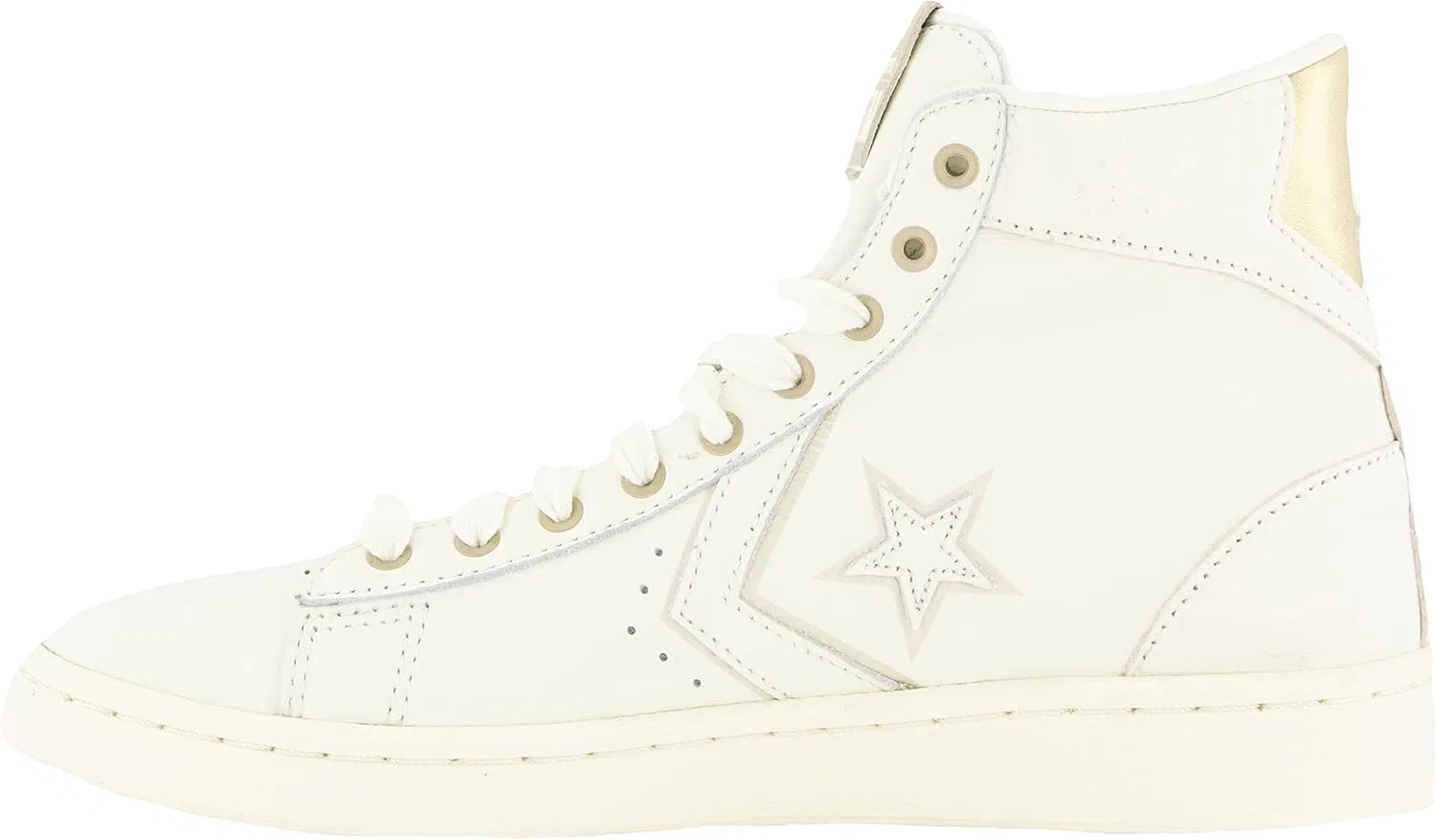 Унисекс кожаные высокие кроссовки Pro Leather Hi Sneaker Converse, Natural