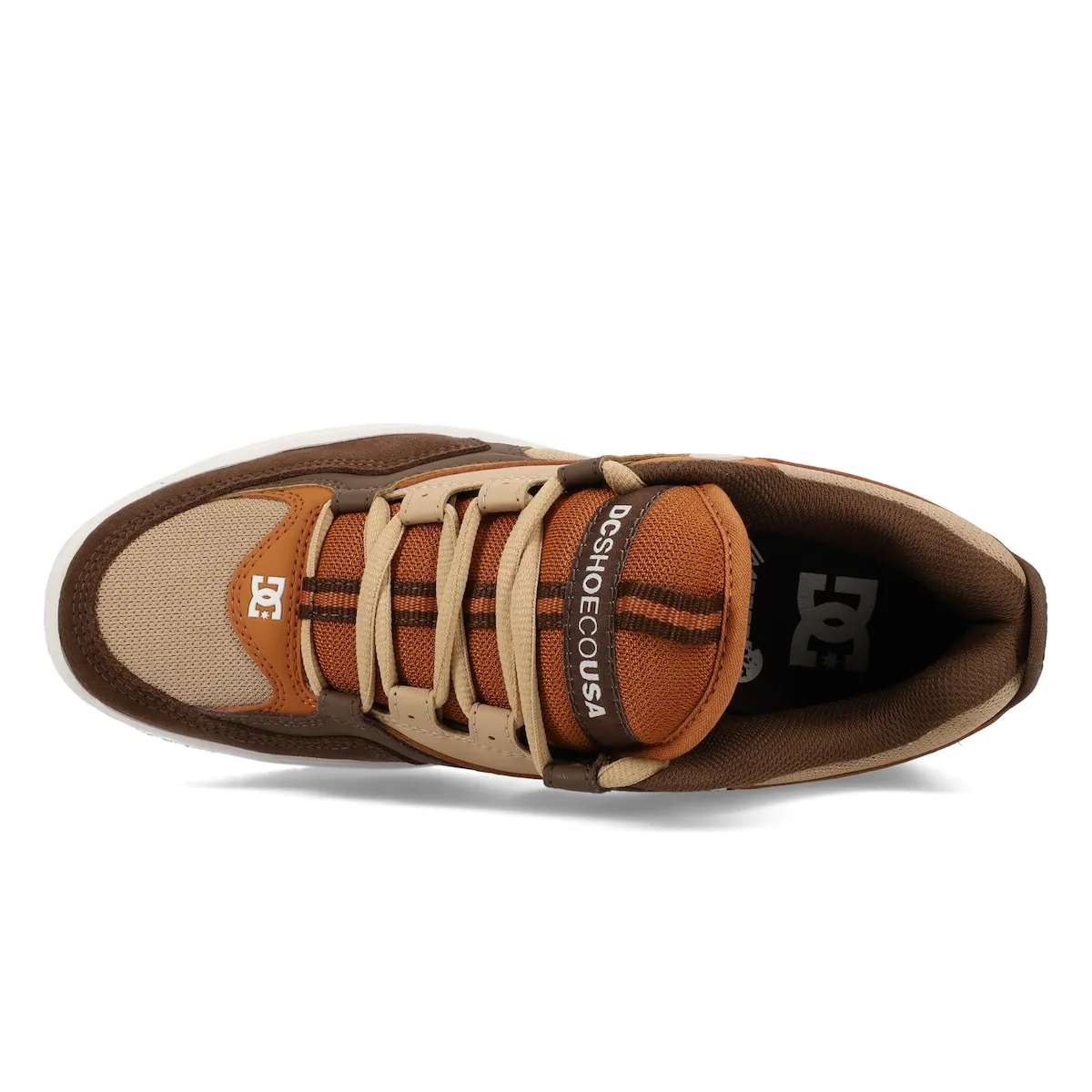 Мужские кроссовки Kalynx Zero DC Shoes, коричневый/оранжевый — фото 4