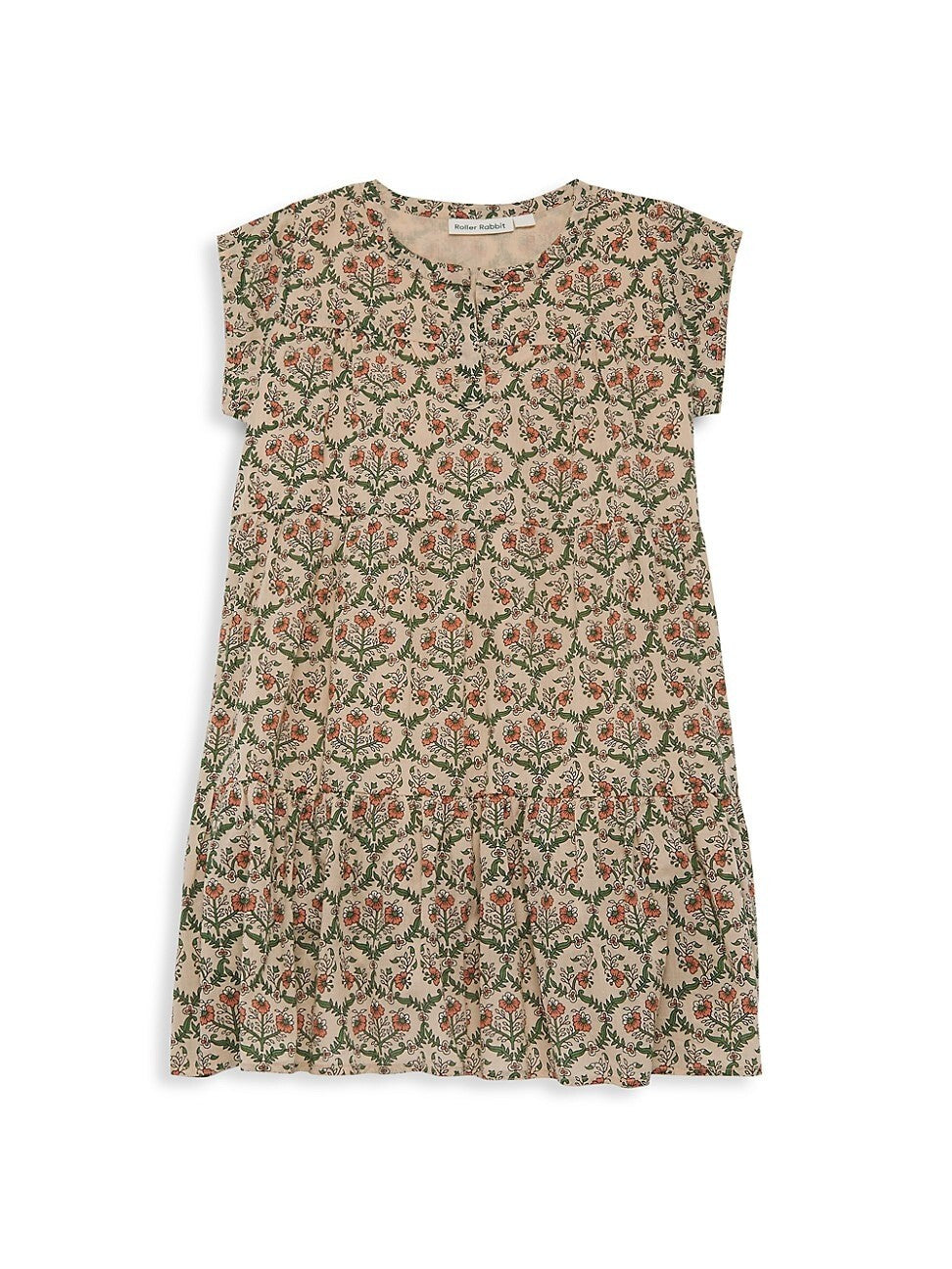 

Платье Roller Rabbit Hampton Pami для девочек, коричневое, с цветочным принтом и оборками по низу, в стиле прерий, JDM1655