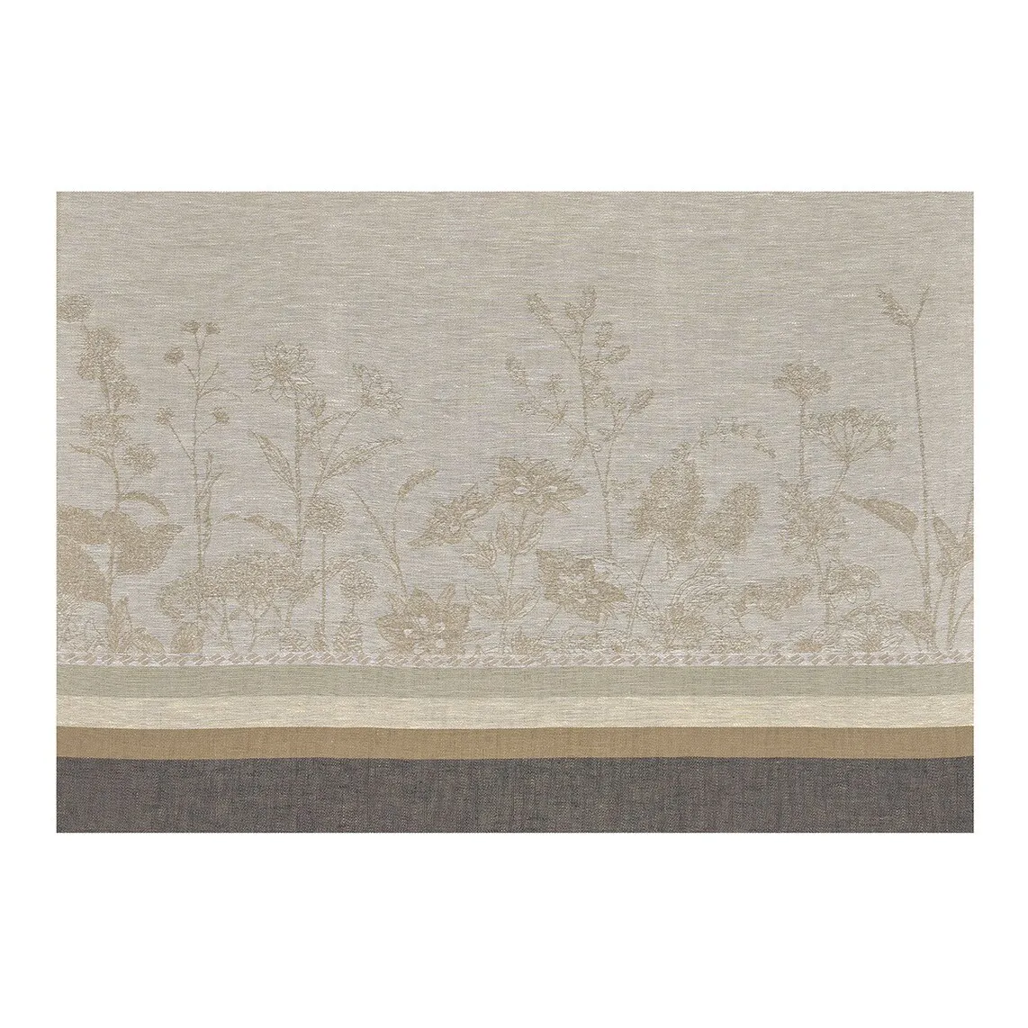 

Льняная устойчивая к пятнам подставка для столовых приборов Instant Bucolique Le Jacquard Français, поджаренный