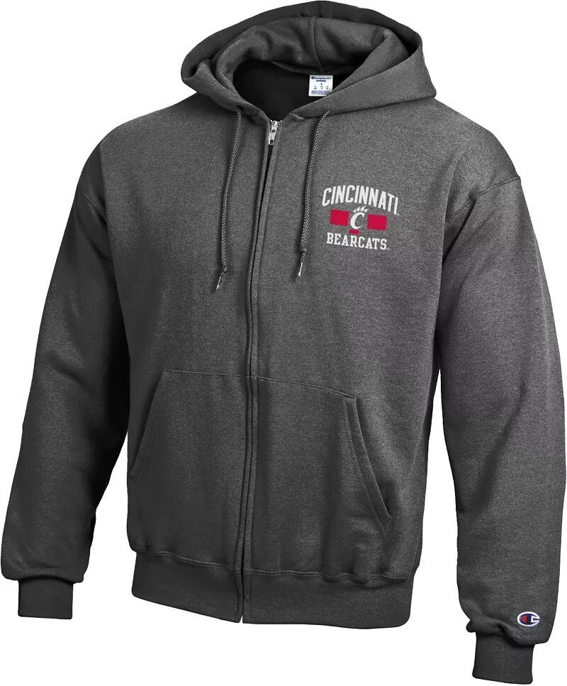 

Мужская толстовка с капюшоном на молнии Champion Cincinnati Bearcats Granite Heather Powerblend